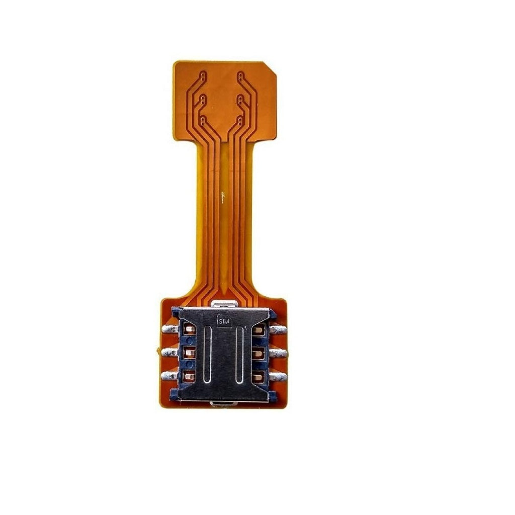 Hybrid SIM Slot Adapter: Use 2 Nano-SIMs and 1 MicroSD Card Simultaneously Zeespares.in Hybrid SIM Slot Adapter: Use 2 Nano-SIMs and 1 MicroSD Card Simultaneously Zeespares.in